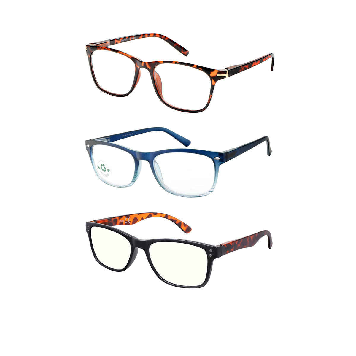 rectangle reading-glasses #526 - multicolor